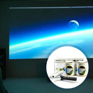 Peinture projection rejetant lumiere ambiante