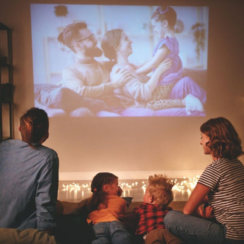 Peinture projection transparente pour home cinema